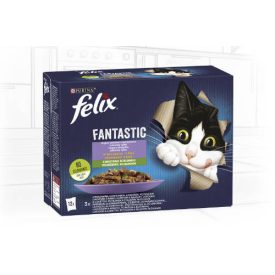   Felix Fantastic - házias (lazac,marha,csirke,bárány) válogatás zöldséggel aszpikban (12x85g)