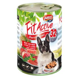   AKCIÓS FitActive konzerv Adult - nedveseledel (marha,máj,bárány) felnőtt kutyák részére (12*1240g)