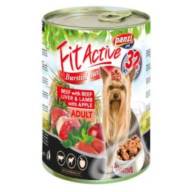  AKCIÓS FitActive konzerv Adult - nedveseledel (marha,máj,bárány) felnőtt kutyák részére (24*415g)