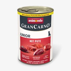   Animonda GranCarno with heart Junior (pulyka) nedves eledel - Kölyök kutyák részére (400g)