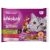 Whiskas TastyMix 1+ - Nedves eledel (marha,baromfi-zöldség,lazac-sárgarépával szószban) macskák részére (4x85g)
